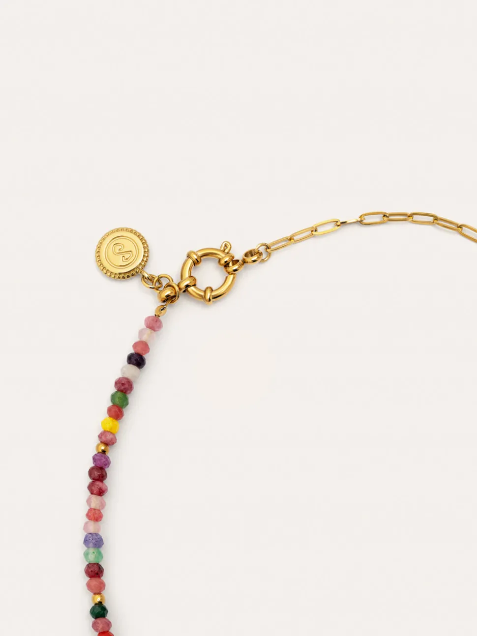 Collar Chic Amalia Acero Baño Oro