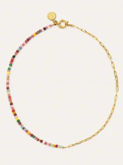 Collar Chic Amalia Acero Baño Oro