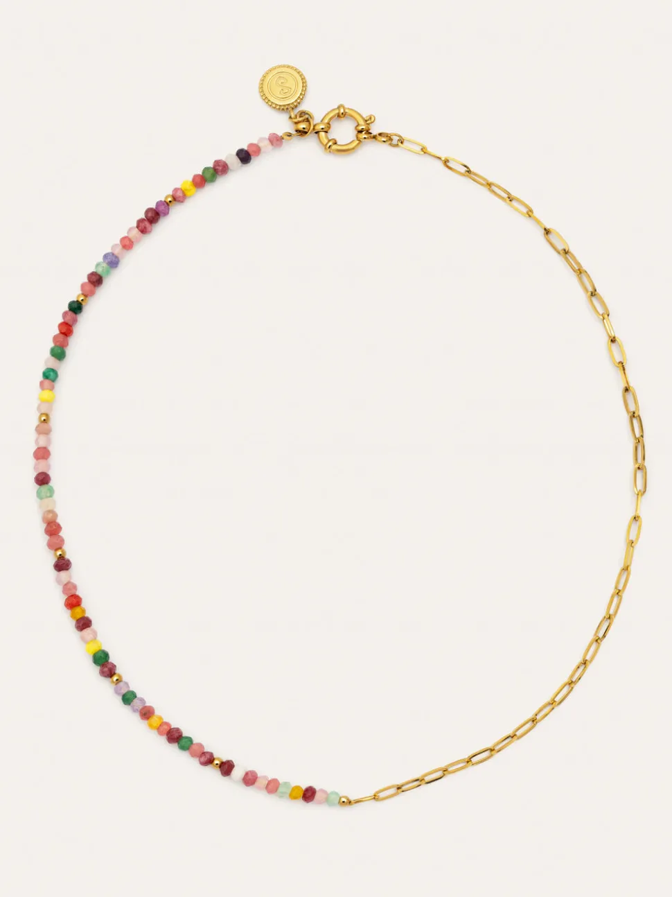 Collar Chic Amalia Acero Baño Oro