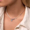 Collar Chic Pearl Acero