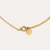 Collar Chic Pebbles Acero Baño Oro
