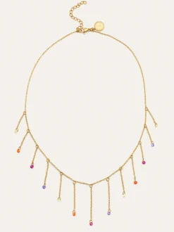 Collar Clea Colors Acero Baño Oro
