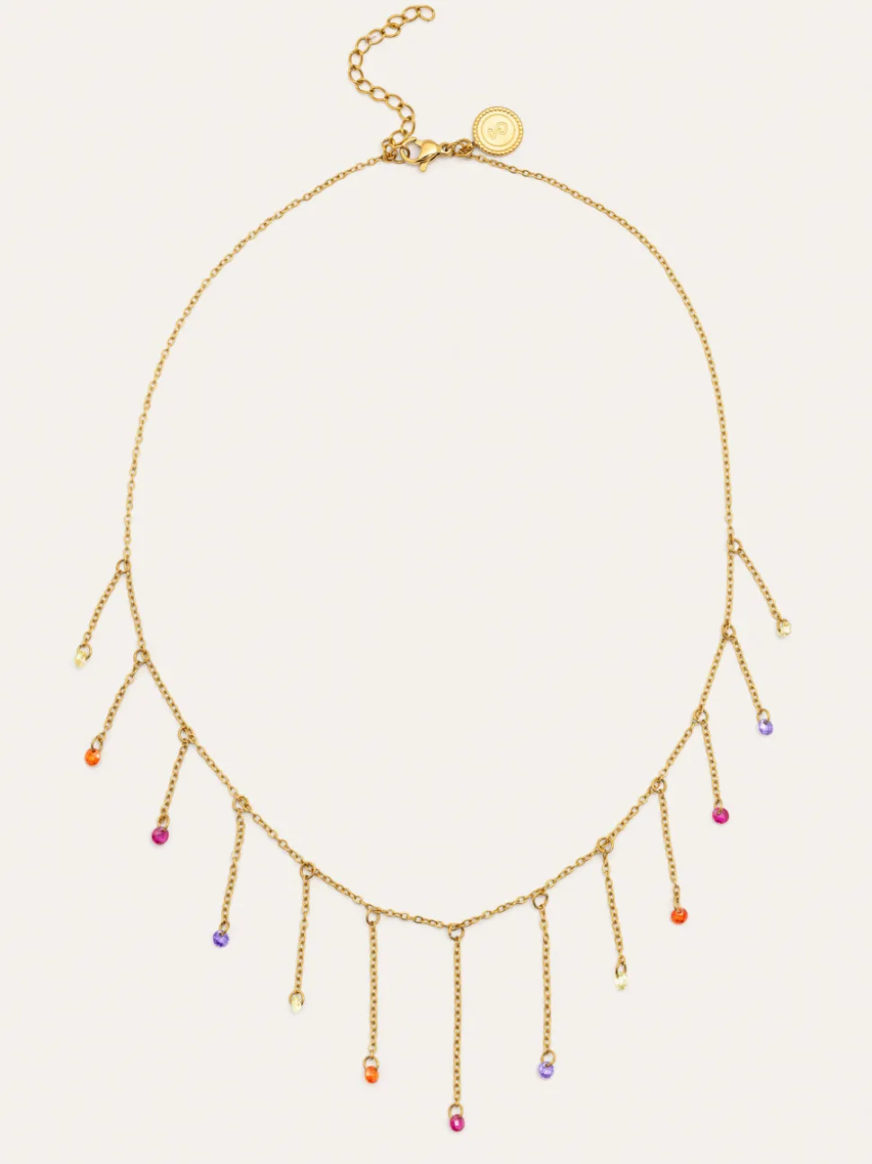 Collar Clea Colors Acero Baño Oro