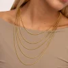 Collar Cleopatra Acero Baño Oro