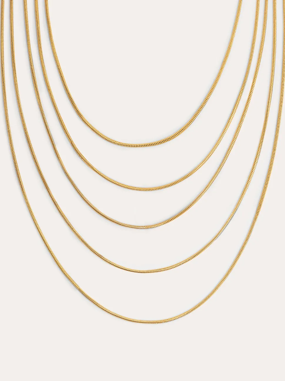 Collar Cleopatra Acero Baño Oro