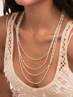 Collar Cleopatra Blanch Acero Baño Oro