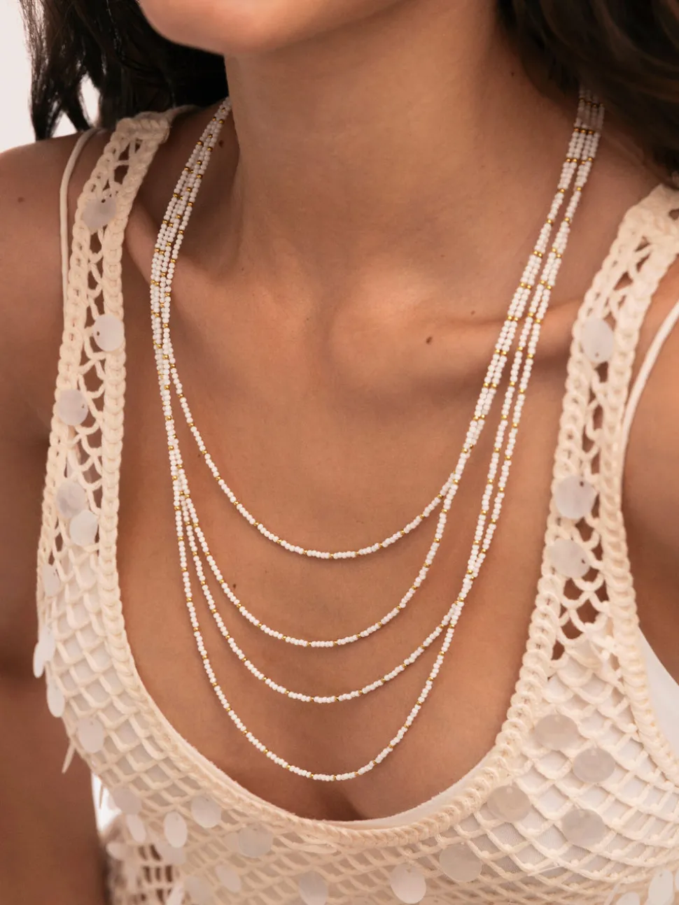 Collar Cleopatra Blanch Acero Baño Oro