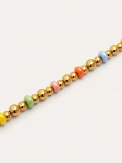 Collar Color Bomb Acero Baño Oro