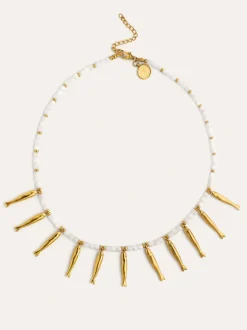 Collar Costa Acero Baño Oro