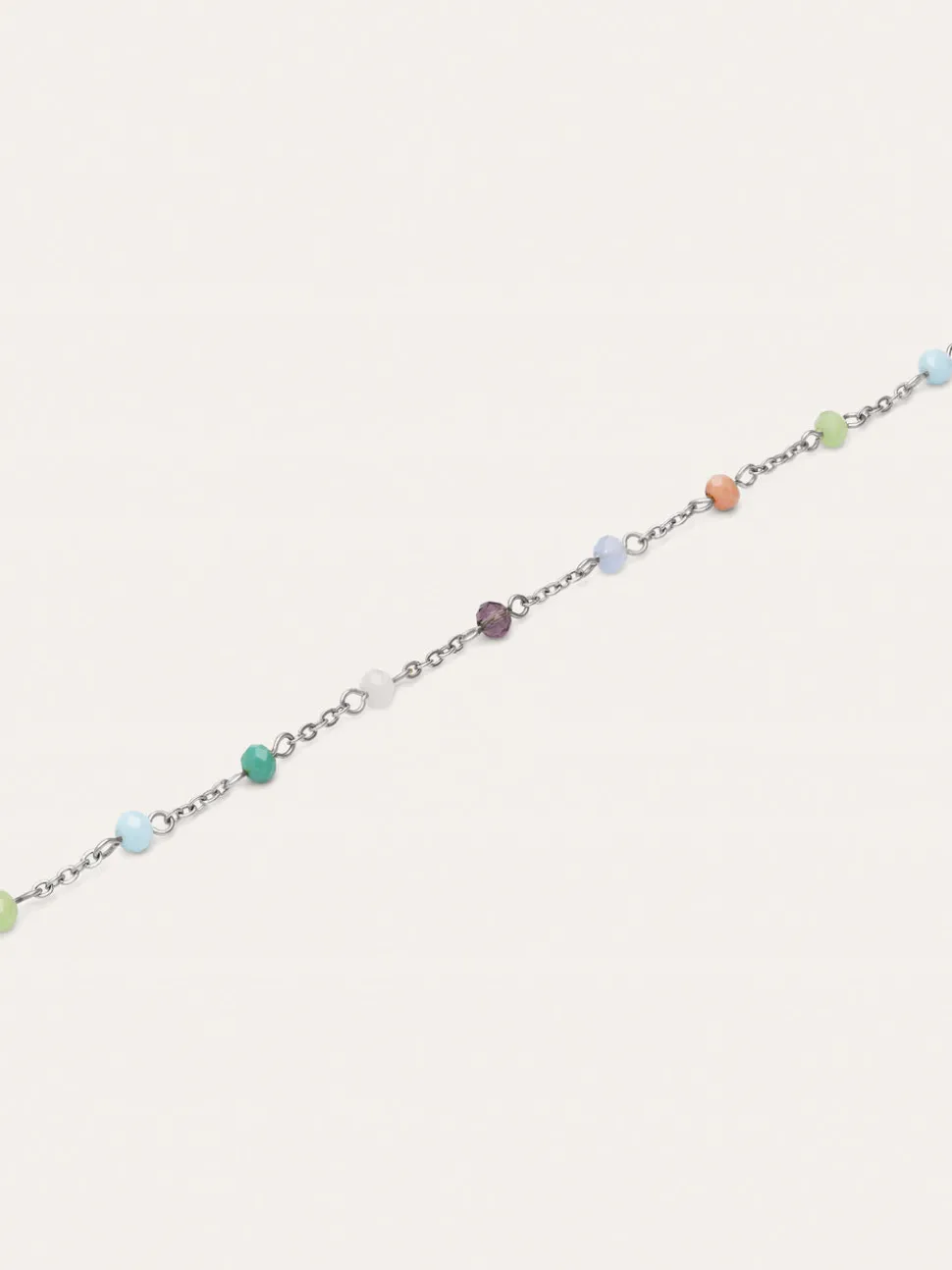 Collar Crystals Colors Acero