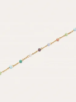 Collar Crystals Colors Acero Baño Oro