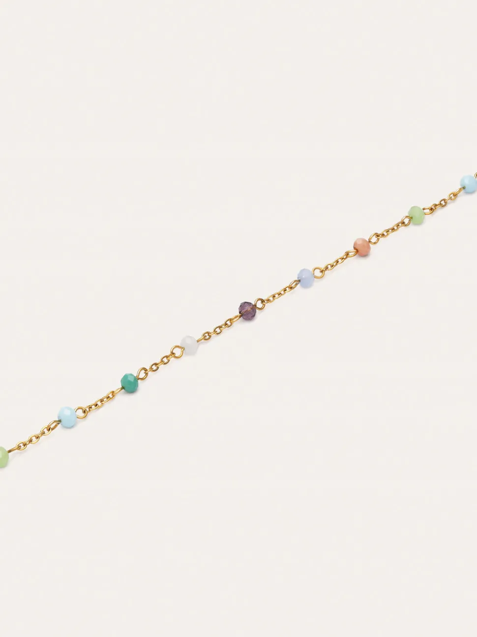 Collar Crystals Colors Acero Baño Oro