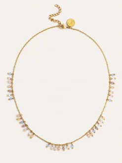 Collar Dancing Daphne Acero Baño Oro