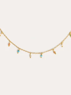 Collar Dancing Stones Baño Oro