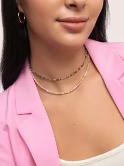 Collar Daphne Acero Baño Oro