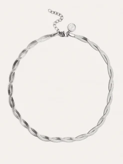 Collar Doble Lisse Twister Acero