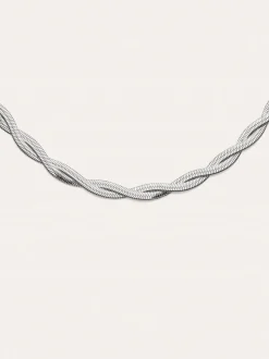 Collar Doble Lisse Twister Acero