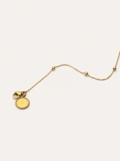 Collar Dots L Acero Baño Oro
