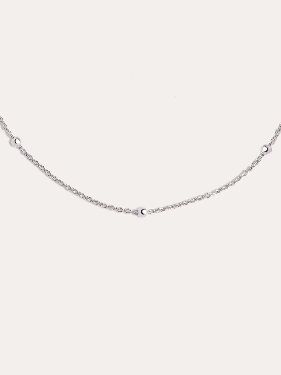 Collar Dots Plata
