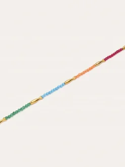 Collar Dye Peces Acero Baño Oro