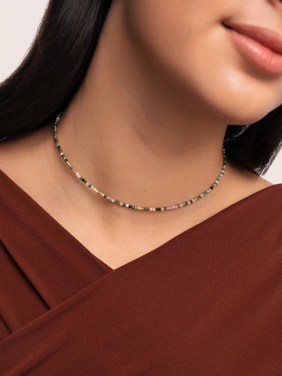 Collar Eloise Acero Baño Oro