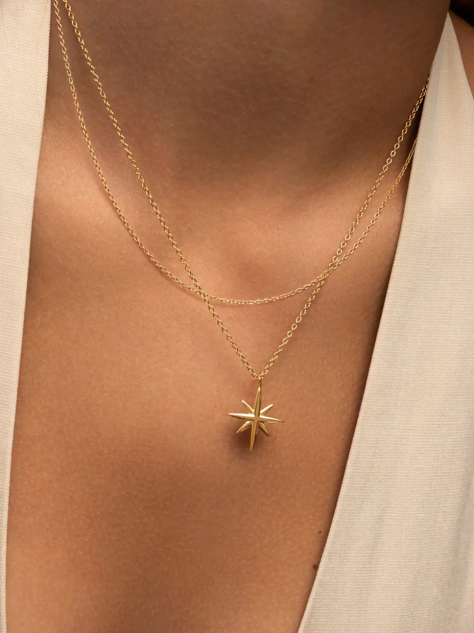 Collar Everything Plata Baño Oro