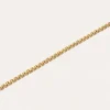 Collar Fine Tape Acero Baño Oro