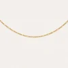 Collar Fiore Acero Baño Oro