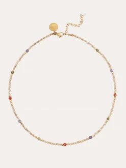 Collar Glam Acero Baño Oro
