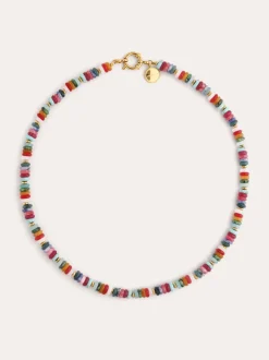 Collar Habana Acero Baño Oro