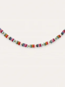 Collar Habana Acero Baño Oro
