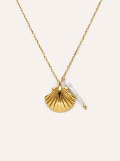 Collar Irida Acero Baño Oro