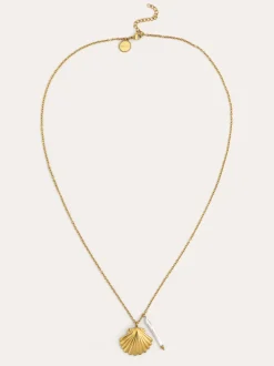Collar Irida Acero Baño Oro