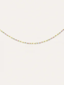 Collar Joy Colors Acero Baño Oro