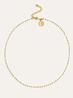 Collar Joy Colors Acero Baño Oro