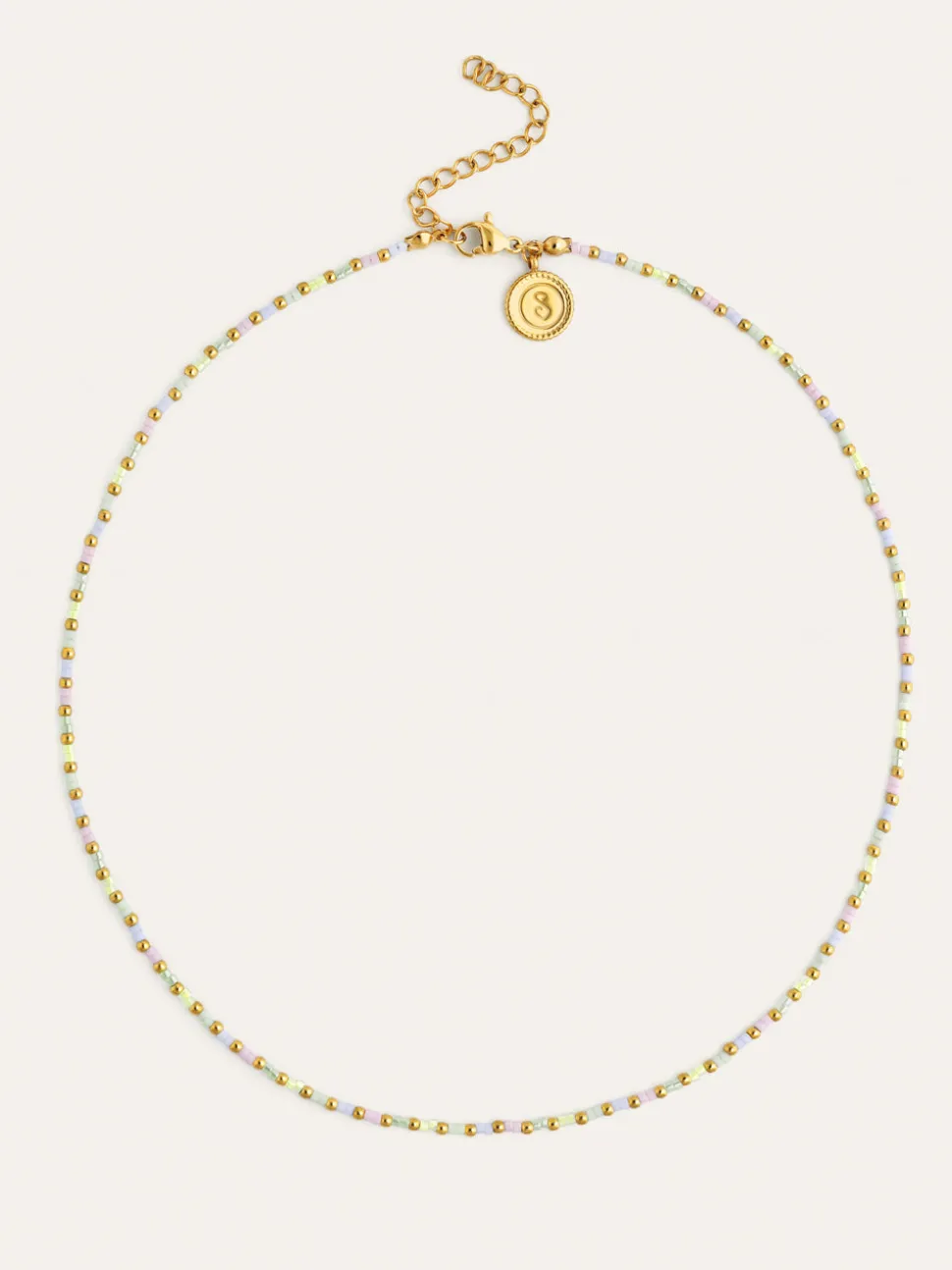 Collar Joy Colors Acero Baño Oro