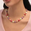 Collar l'Amour à Paris Color Acero Baño Oro