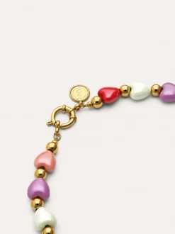 Collar l'Amour à Paris Color Acero Baño Oro