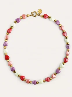 Collar l'Amour à Paris Color Acero Baño Oro