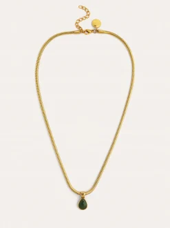 Collar Leti Acero Baño Oro
