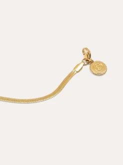 Collar Lisse S Acero Baño Oro