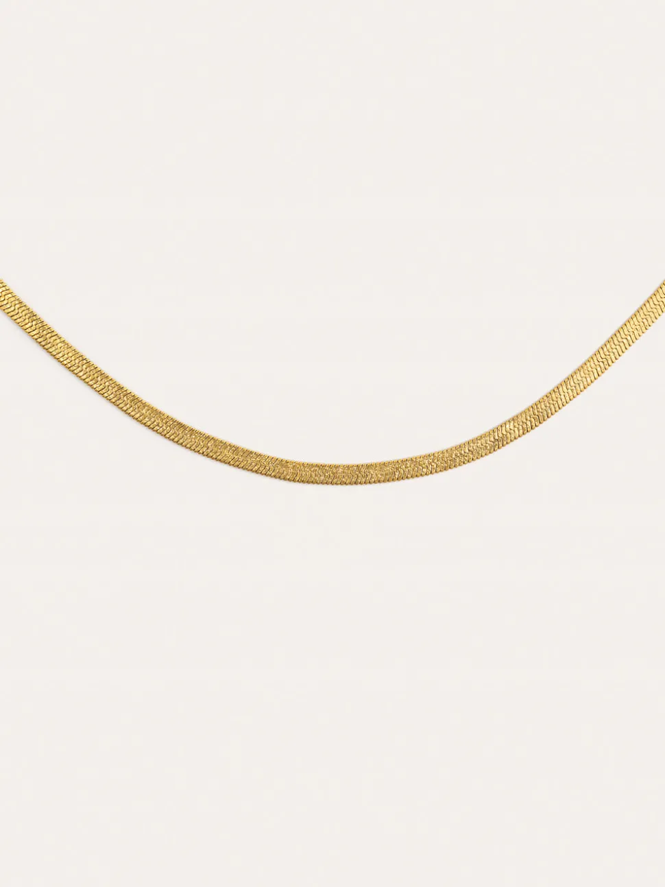 Collar Lisse Sparkling Acero Baño Oro