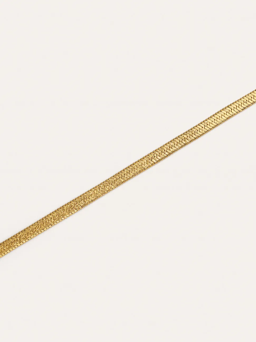 Collar Lisse Sparkling Acero Baño Oro