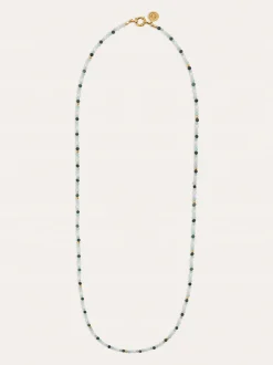 Collar Long Altea Ice Acero Baño Oro