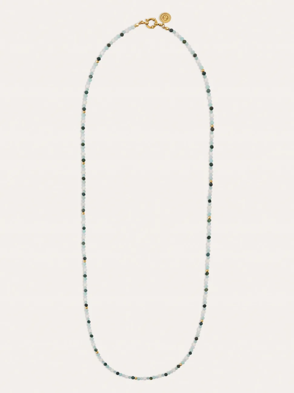 Collar Long Altea Ice Acero Baño Oro