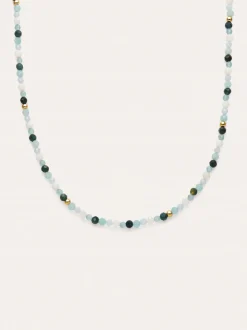Collar Long Altea Ice Acero Baño Oro