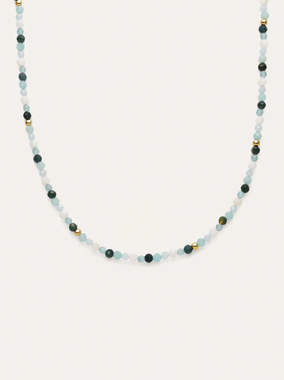 Collar Long Altea Ice Acero Baño Oro