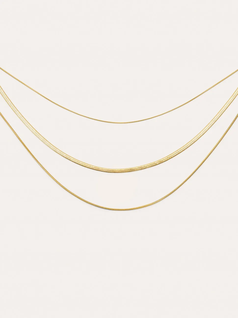 Collar Maat Acero Baño Oro