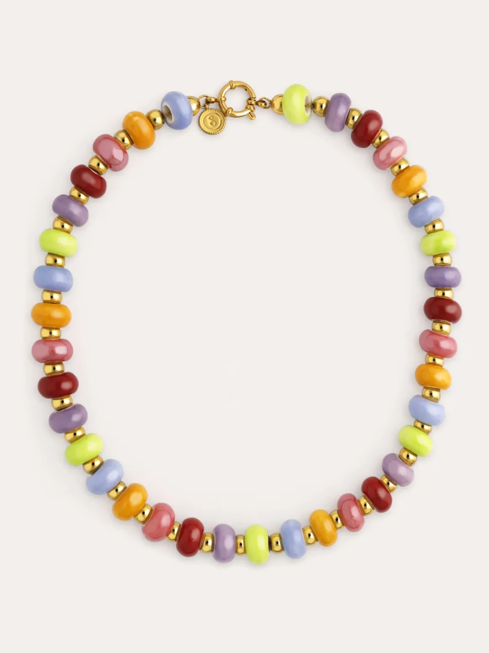 Collar Maxi Frida Acero Baño Oro
