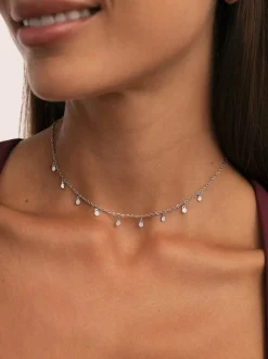 Collar Mini Moons 3mm Acero